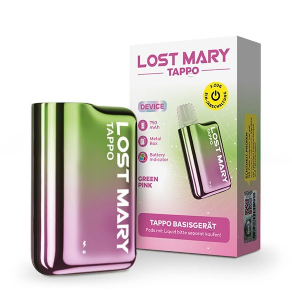 ELF BAR - LOST MARY TAPPO Basisgerät Green Pink